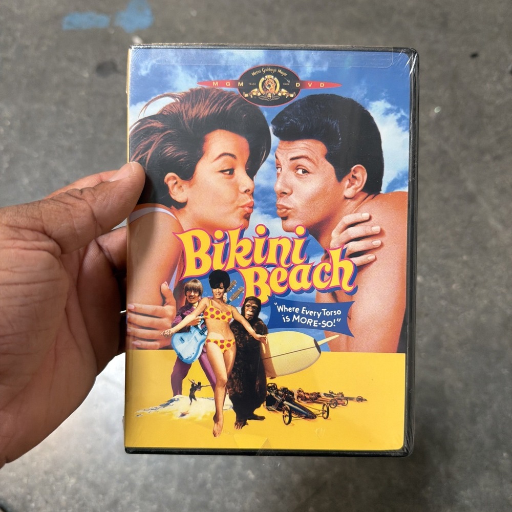 Bikini Beach (DVD, 1964, 2000) New Sealed MGM Unrated Frankie Avalon Don Rickles
